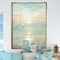 Designart - Sunrise Boat I - Nautical & Coastal Canvas in Gold Frame
